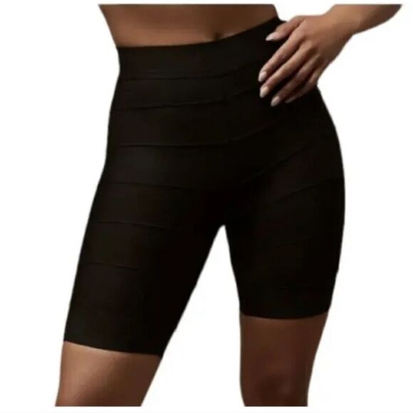Herve Leger Forever 21 Black Knit Bike Short NWT - Picture 3 of 7